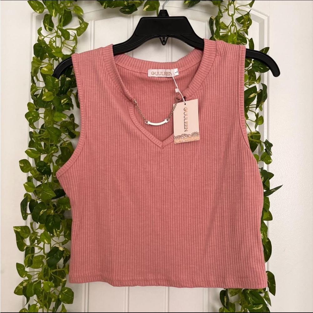 Pink Crop Top